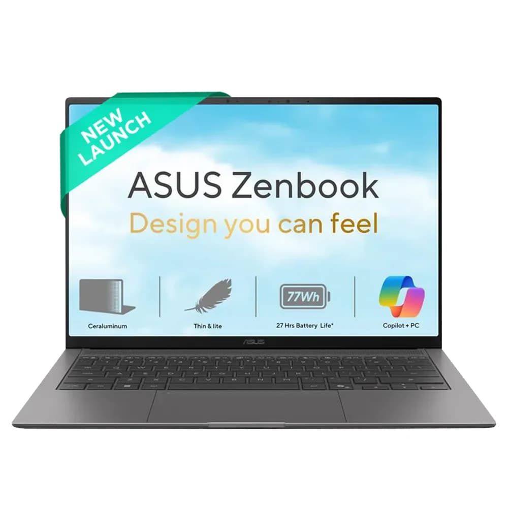 ASUS Zenbook S14 Intel Core Ultra 9 386H Touchscreen Laptop - 16GB / Antrim Gray / 512GB / 14 / Intel Arc Graphics