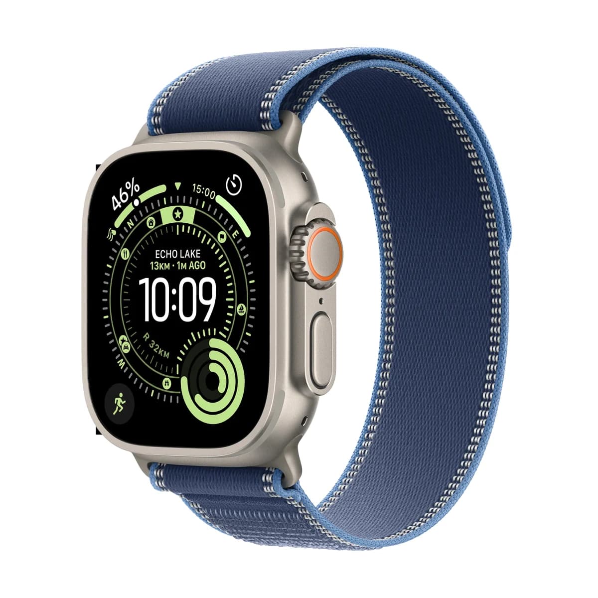 Apple Watch Ultra 3 GPS+Cellular with - Natural / Blue / Bright Blue / 49mm / Cellular