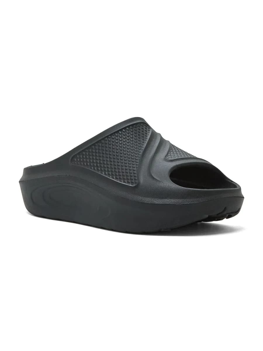 Campus GC-4036 Black Men's Slides - Black / 10