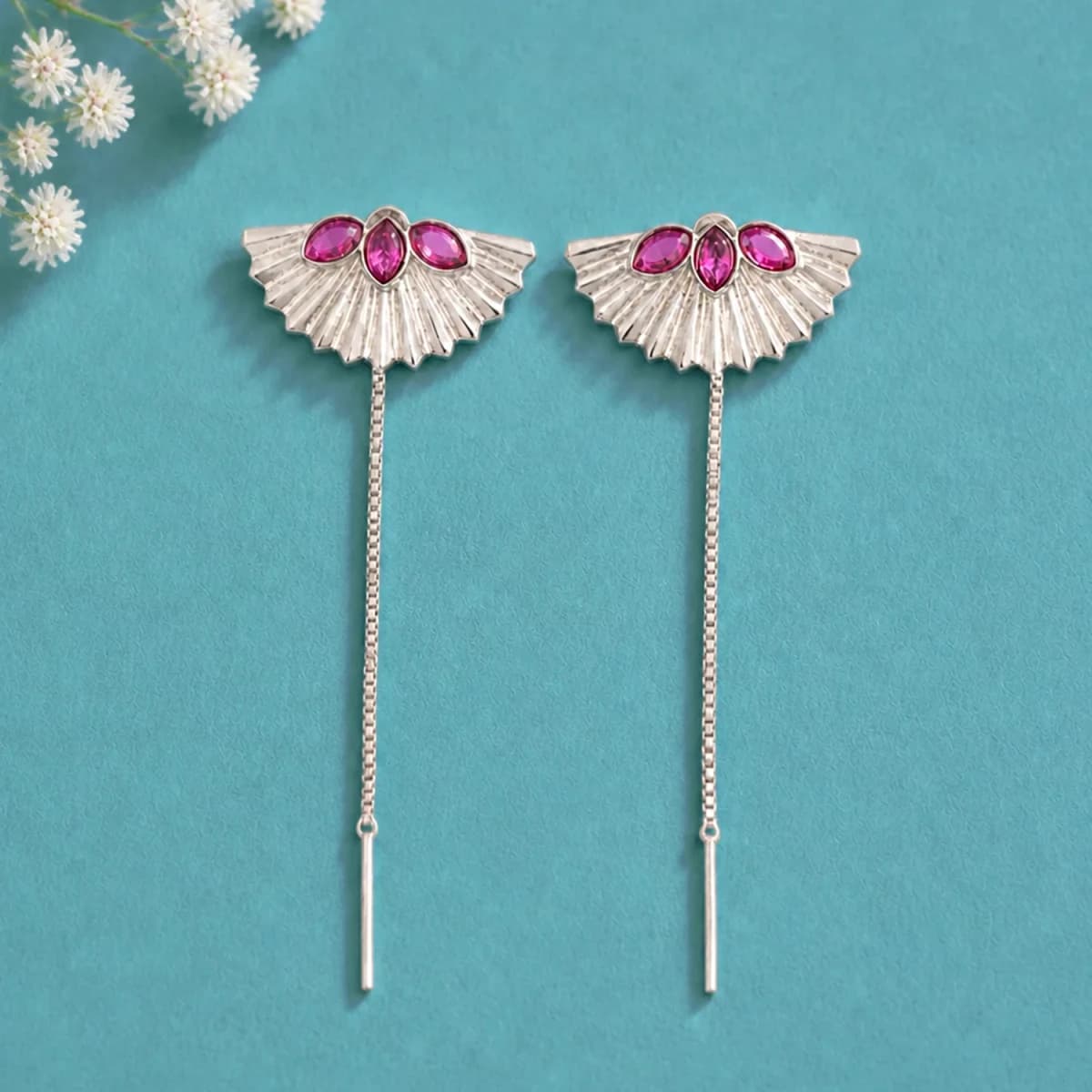 Voylla Fractals In Nature Wild Fracta Sui Dhaga Earrings