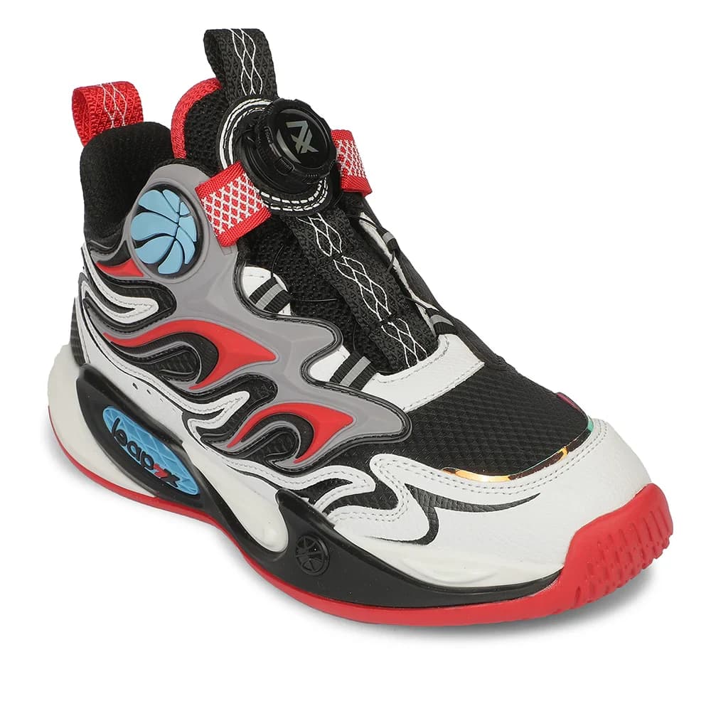 Liberty Leap7X ZLP-XK-10 Twist & go Red Sports Non Lacing Walking Shoes for Kids by Liberty - 5 / 38 / Red